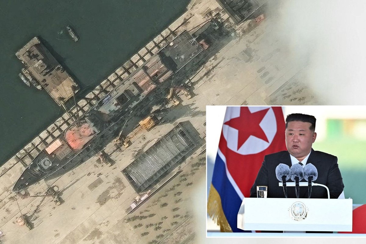 Kim Jong-un issues warning as North Korean warship capsizes during launch of new naval destroyer - 'Will not be tolerated!'