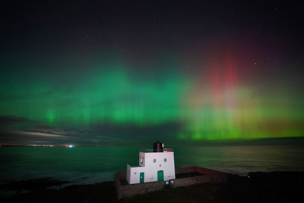 The northern lights were visible in parts of the UK last year