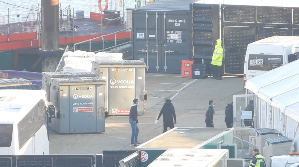 The number who made it to the UK in the whole of 2021 was 28,526.