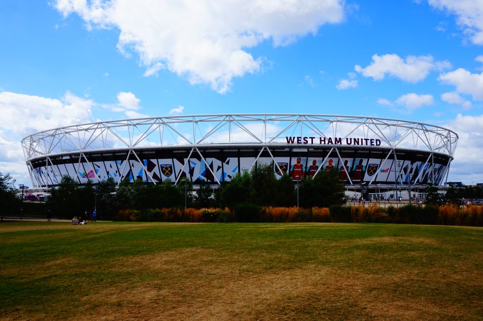 The Olympic stadium