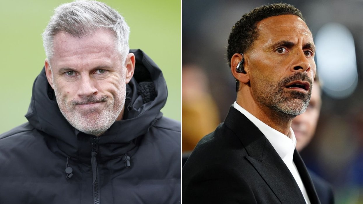 The ongoing feud between Jamie Carragher and Rio Ferdinand has exploded into life again ahead of Manchester United's showdown with Liverpool at Old Trafford