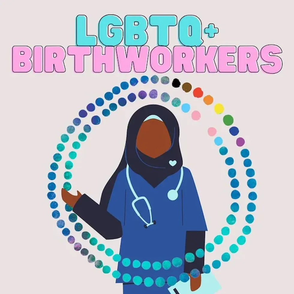 The organisation pushes the message 'birthing people ain't all women\u200b'
