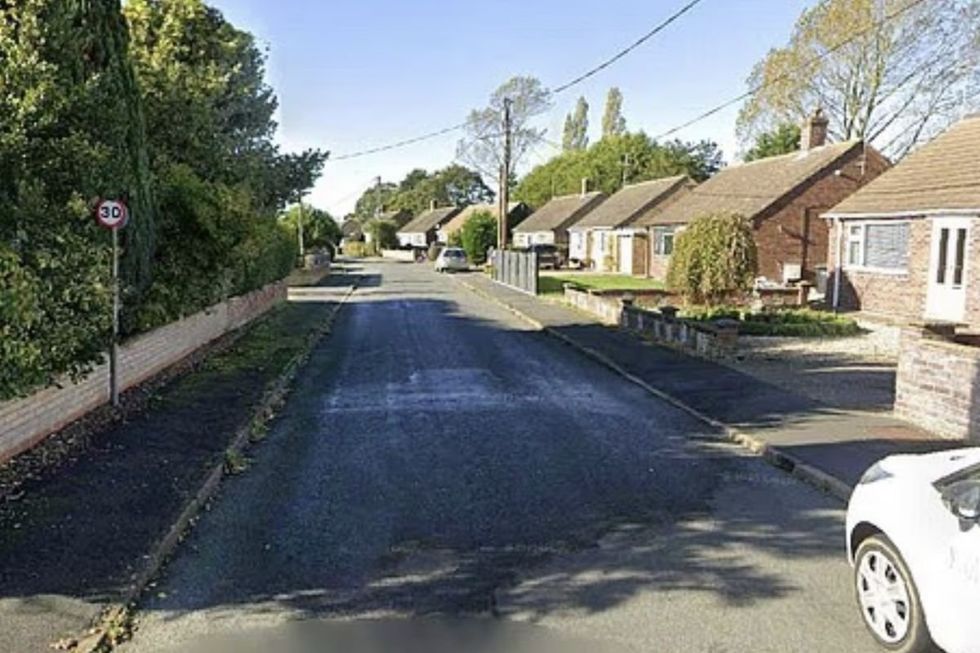 The outhouse was built behind a bungalow in West Winch in Norfolk, in July
