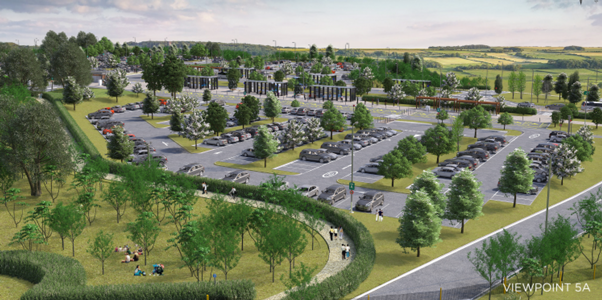 NextImg:Car park and ride left totally empty after £51million project can't afford to connect to main road