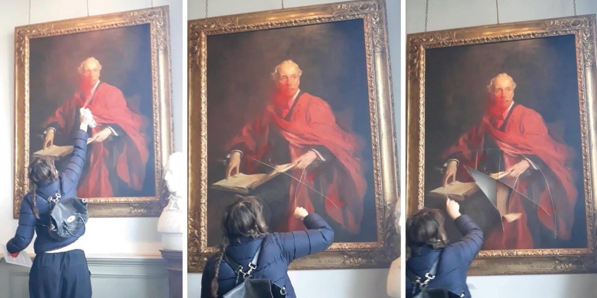 NextImg:Police END investigation into pro-Palestine protester who vandalised historic British painting