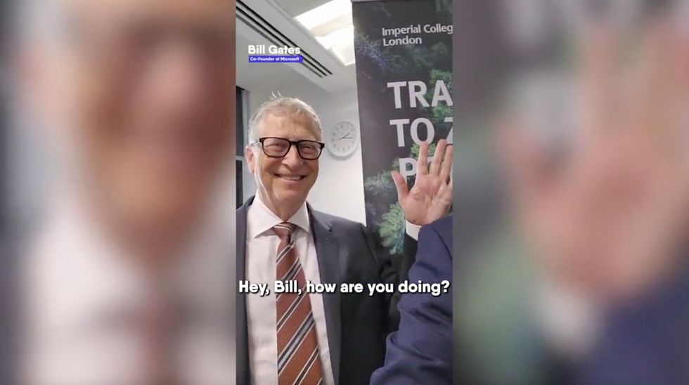 The pair discussed the importance of net zero.