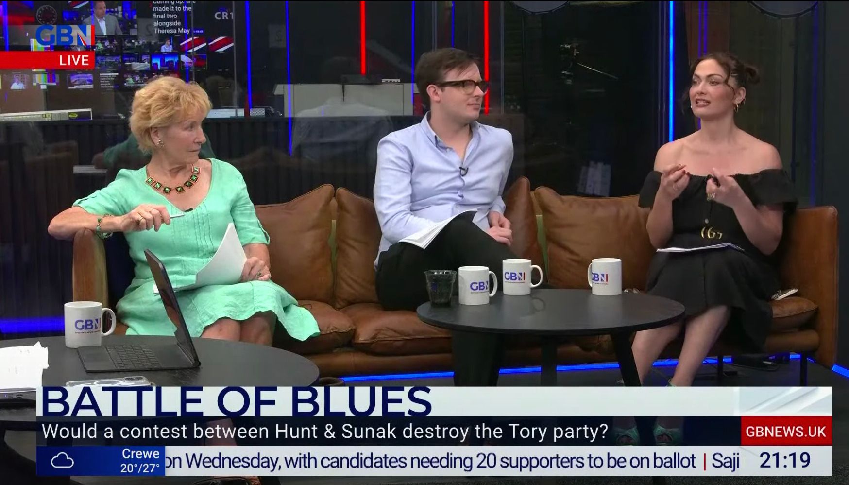 The panel discussed the fiery Conservative leadership campaign