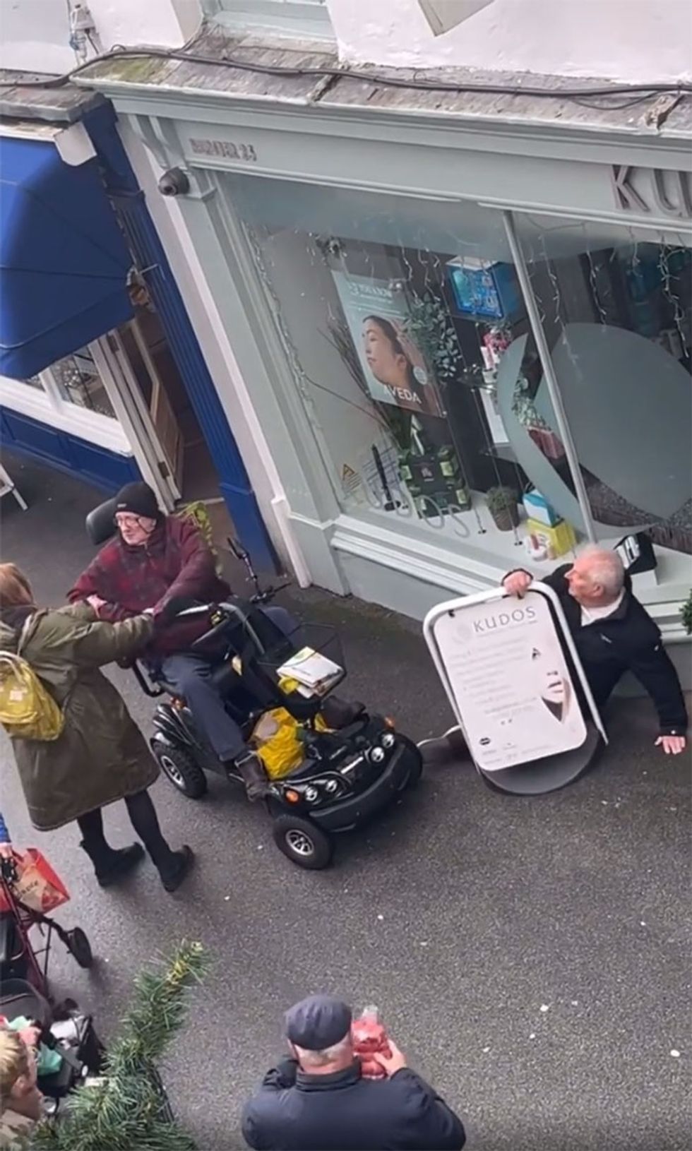 The pensioner's rampage