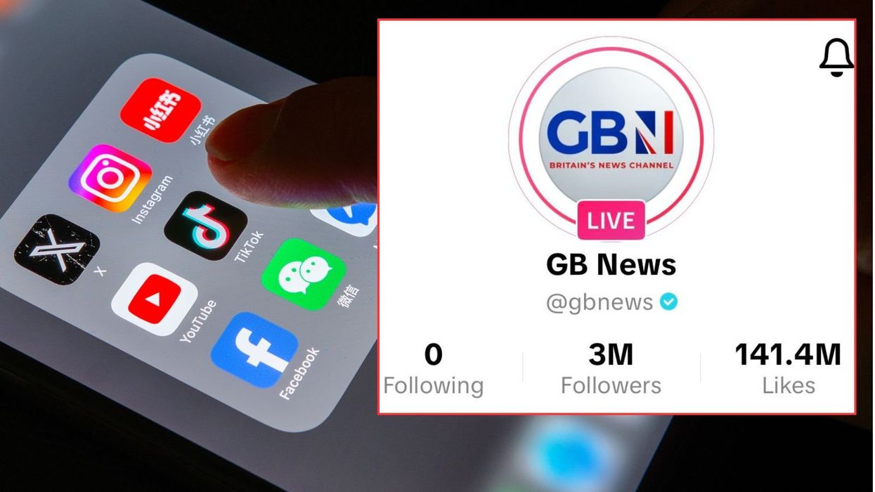 GB News hits three million followers on TikTok - more than 5,500 new followers every single day
