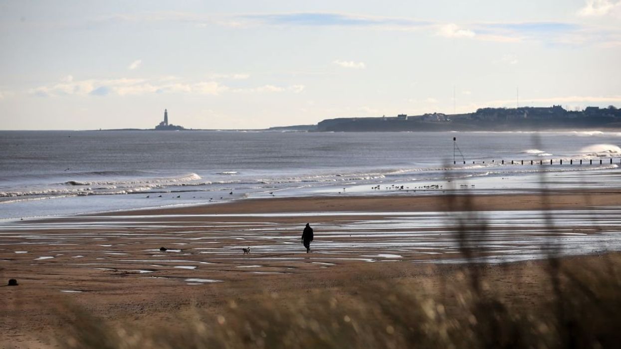 The person was rescued from Blyth beach