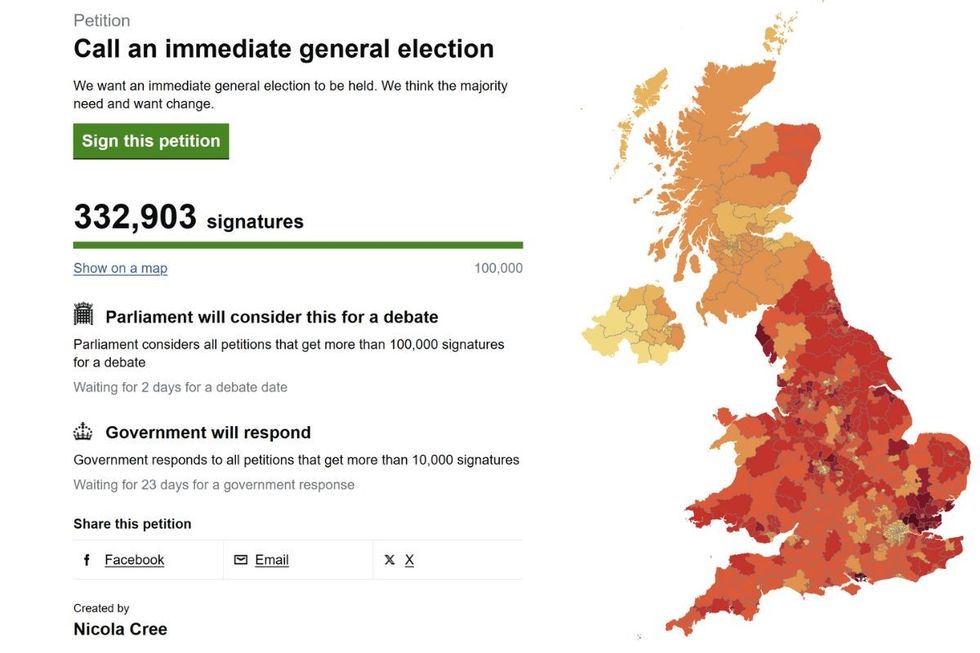 The petition has received more than 330,000 signatures