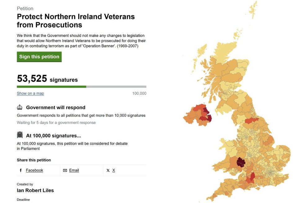 The petition is closing in on the number of signatures needed for a parliamentary debate