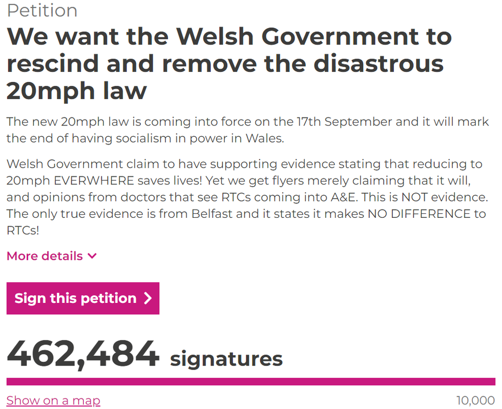 The petition