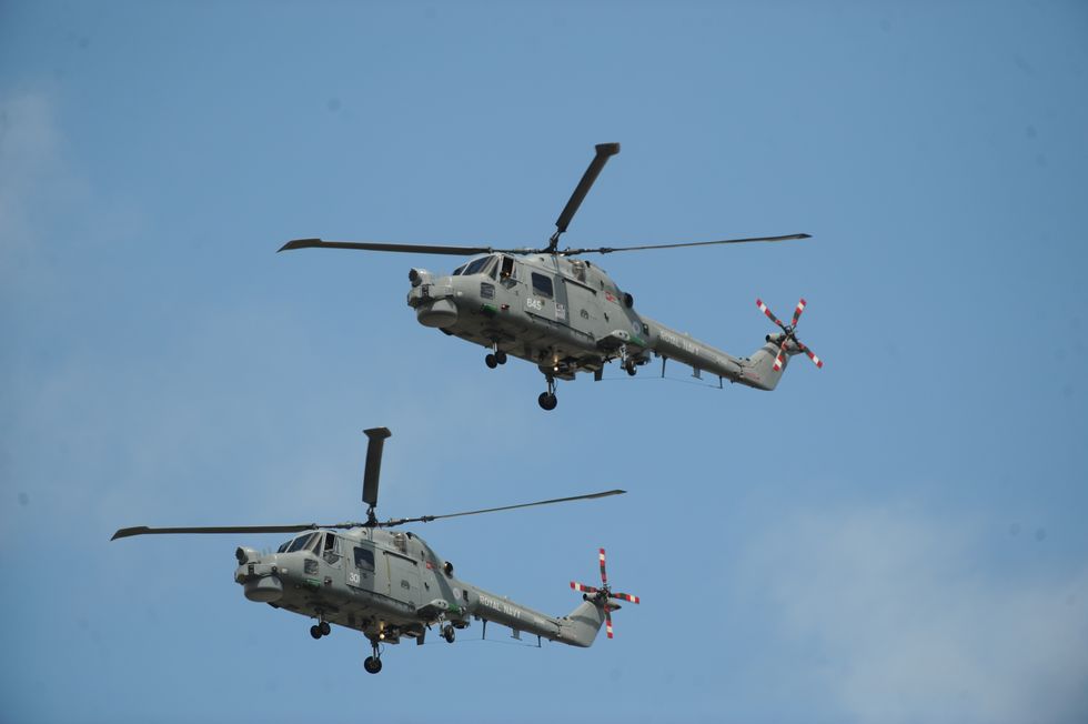 The pilots are reported to have served across the British military.