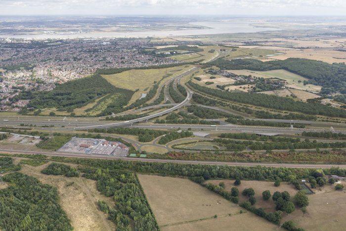 The planned Lower Thames Crossing 