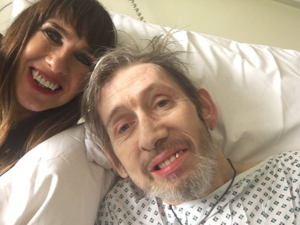 The Pogues' Shane MacGowan and his wife in hospital