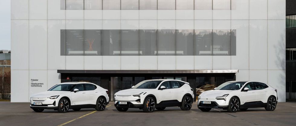 The Polestar electric vehicle line-up
