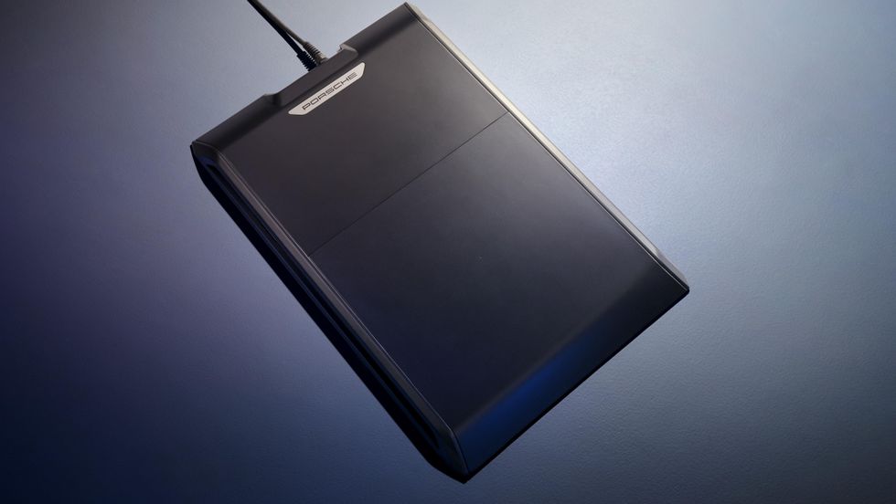 The Porsche wireless charging pad