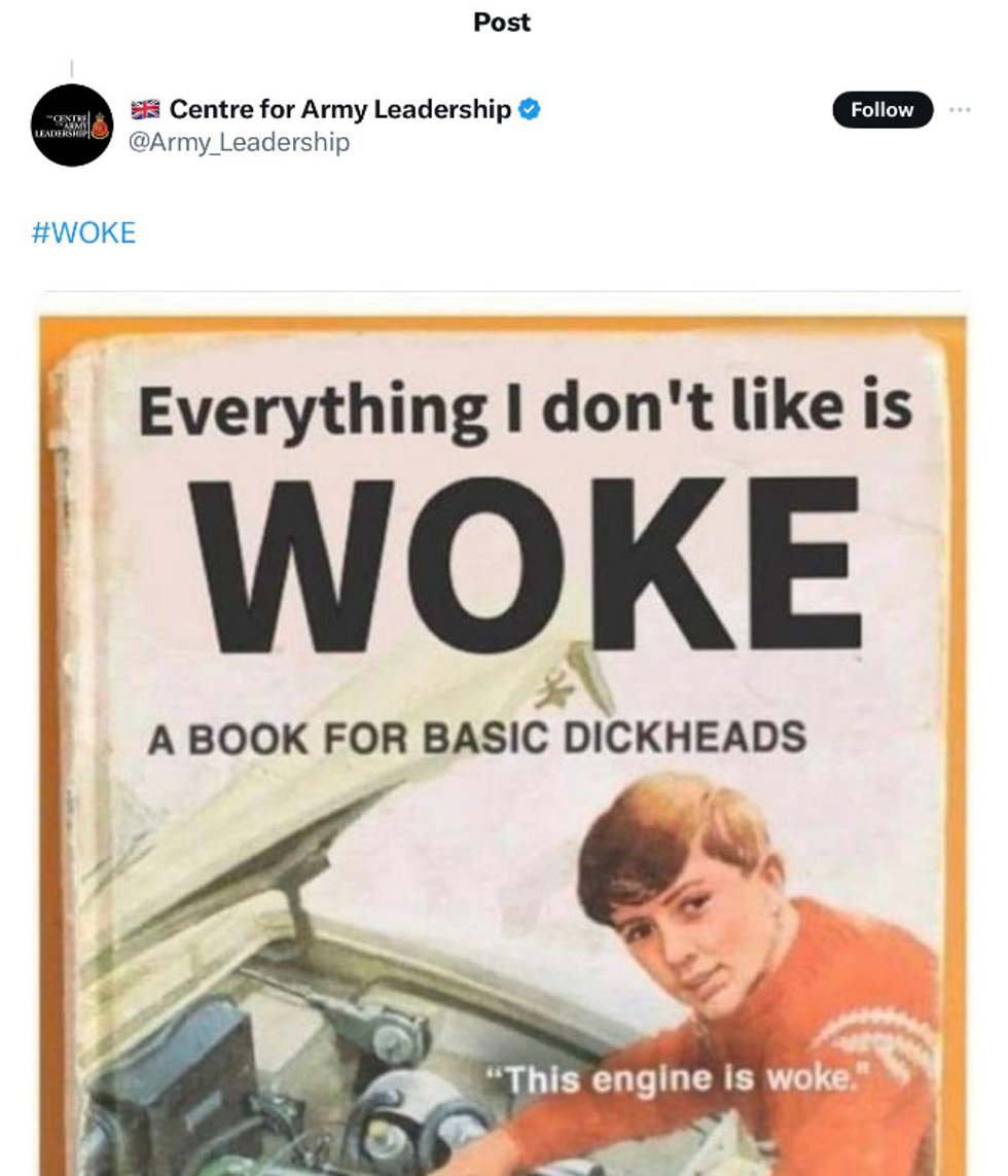 The post on X