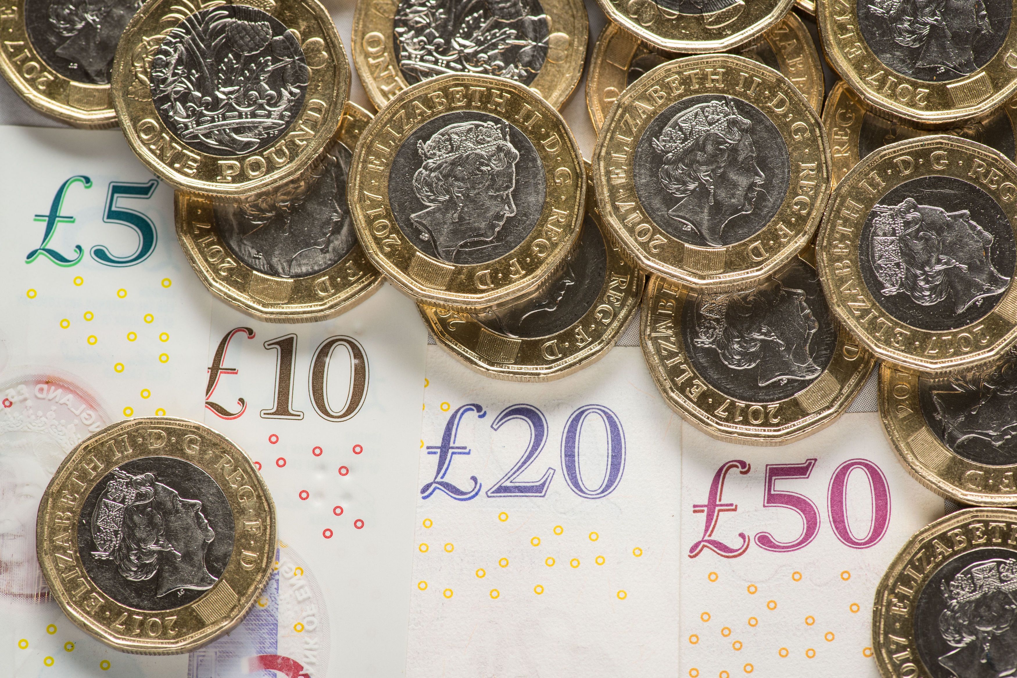 The pound has surged against the dollar