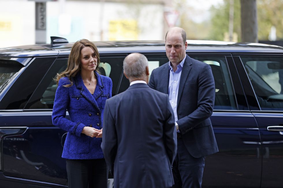 The Prince and Princess of Wales arrive at the Copper Box Arena in the Queen Elizabeth Olympic Park, east London