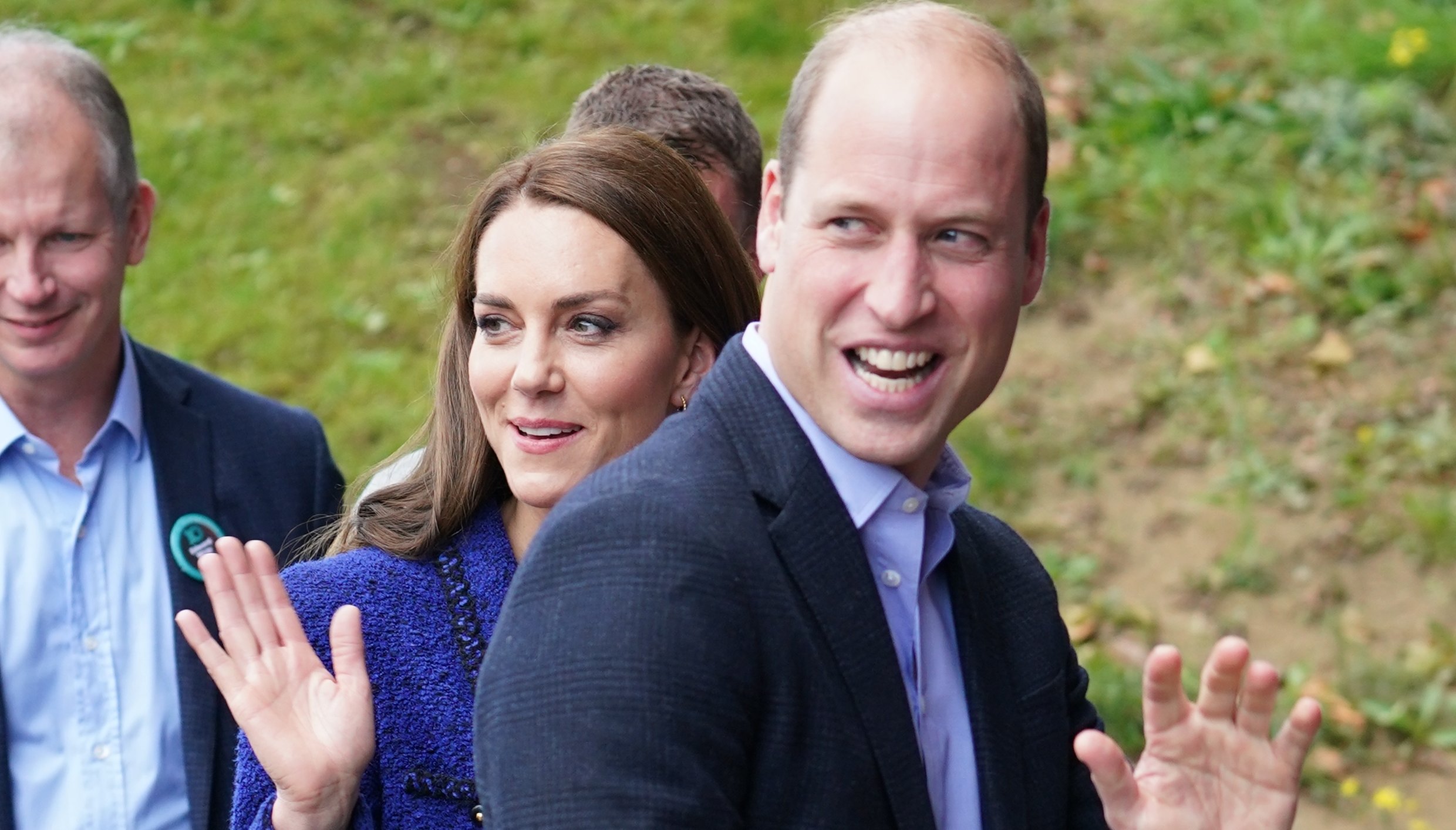 The Prince and Princess of Wales arrive for a visit to the Copper Box Arena in the Queen Elizabeth Olympic Park, in east London