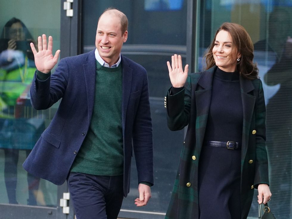 The Prince and Princess of Wales arrive to officially open the new Royal Liverpool University Hospital, Liverpool. Picture date: Thursday January 12, 2023.