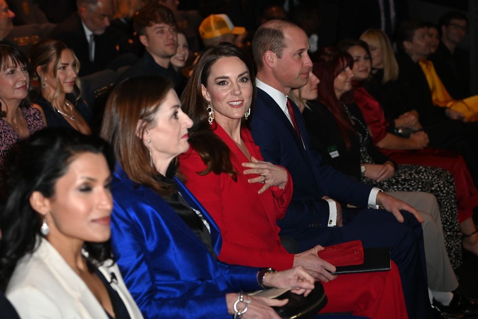 The Prince and Princess (third left) of Wales attending a pre-campaign launch event for the Shaping Us campaign at BAFTA, London, hosted by The Royal Foundation Centre for Early Childhood. The campaign is to raise awareness of the unique importance of early childhood. Picture date: Monday January 30, 2023.