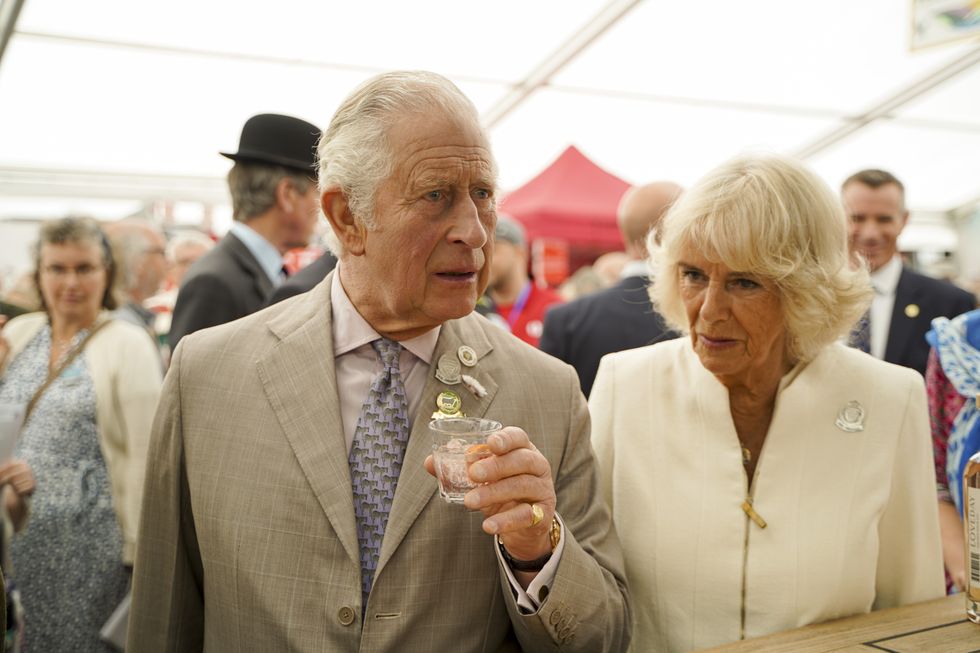 The Prince of Wales and the Duchess of Cornwall