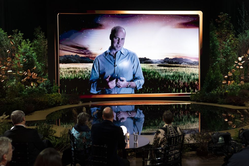 The Prince of Wales appears via a video during the second annual Earthshot Prize Awards Ceremony at the MGM Music Hall at Fenway, in Boston, Massachusetts, during which the 2022 winners will be unveiled. Picture date: Friday December 2, 2022.