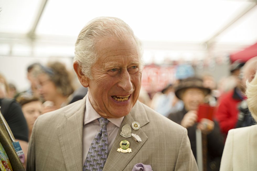 The Prince of Wales during a visit to the Royal Cornwall show at Whitecross near Wadebridge. Picture date: Friday June 10, 2022.