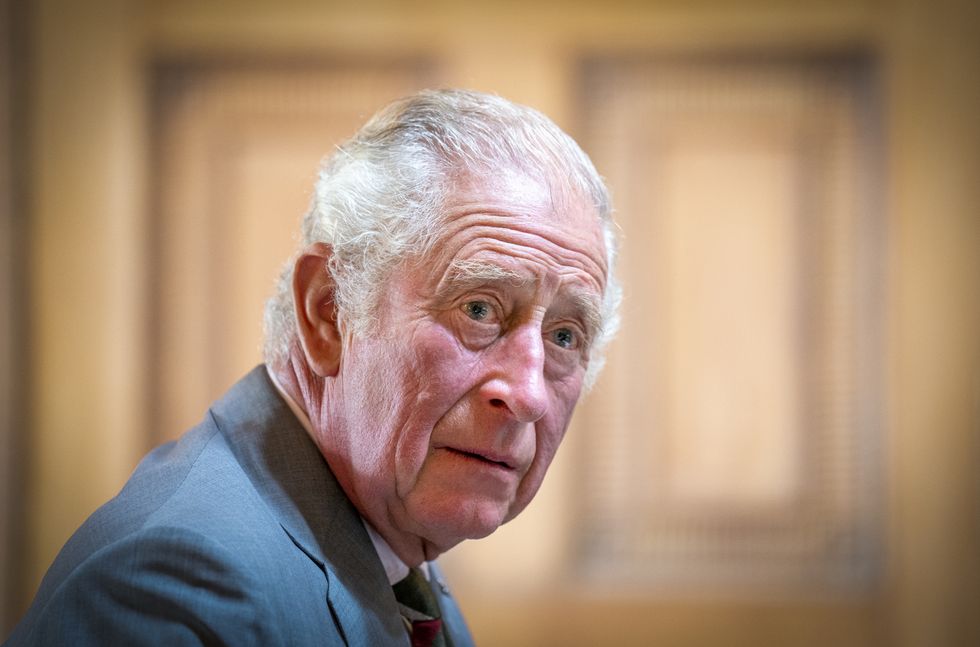 The Prince of Wales, known as the Duke of Rothesay while in Scotland, during a roundtable with attendees of the Natasha Allergy Research Foundation seminar to discuss allergies and the environment, at Dumfries House, Cumnock. Picture date: Wednesday September 7, 2022.