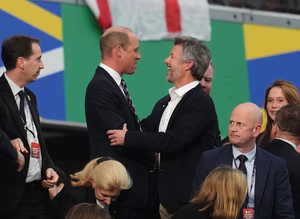 The Prince of Wales with King Frederik X of Denmark