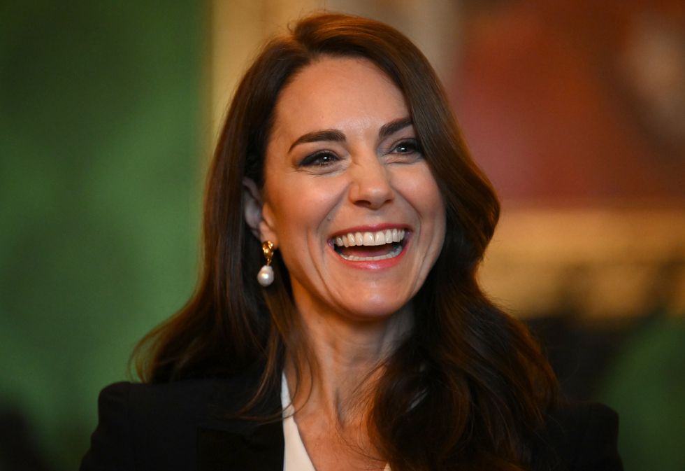 The Princess of Wales talks to experts from across academia, science and the early years sector, at Windsor Castle in Berkshire. Picture date: Wednesday January 25, 2023.