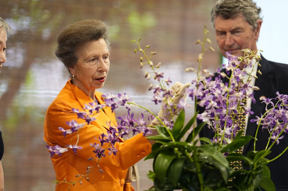 The Princess Royal and Vice Admiral Sir Tim Laurence
