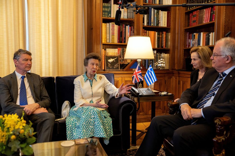 The Princess Royal and Vice Admiral Sir Timothy Laurence