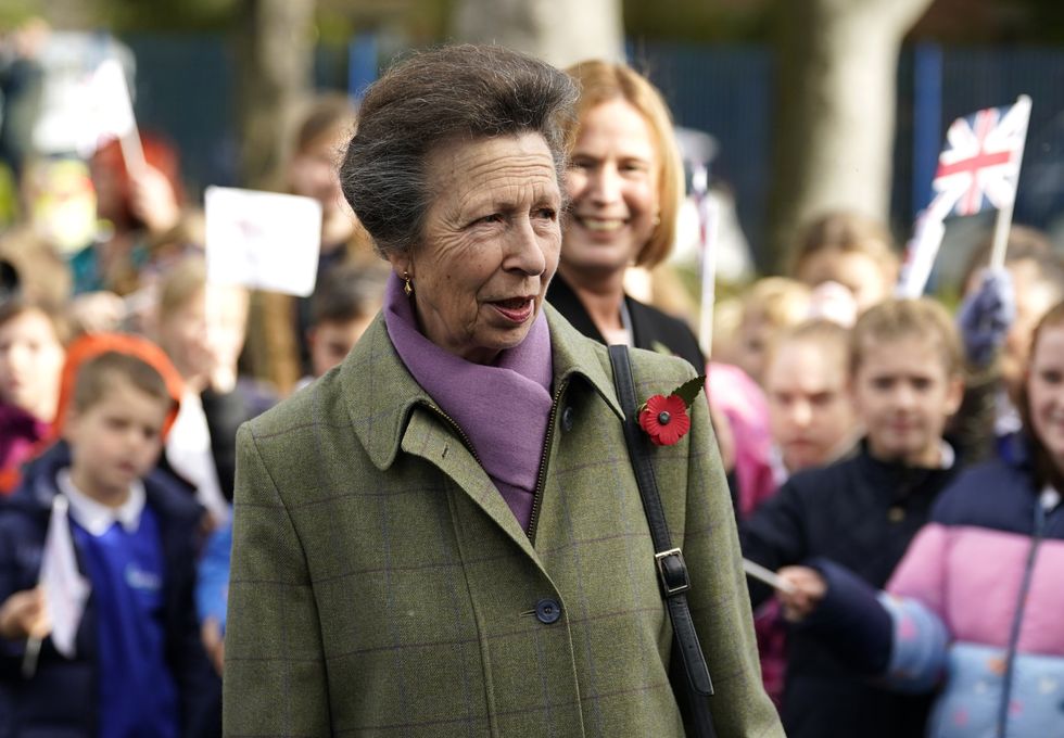The Princess Royal arrives at Brune Park Community School, in Gosport, Hampshire, to officially open the Gosport Community Hub, which will support the wellbeing of more than 400 service children. Picture date: Tuesday November 1, 2022.