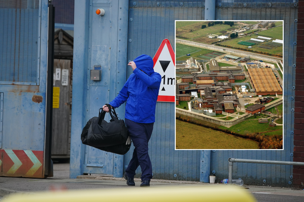 The prisoner was released from HMP Swaleside (file pic)