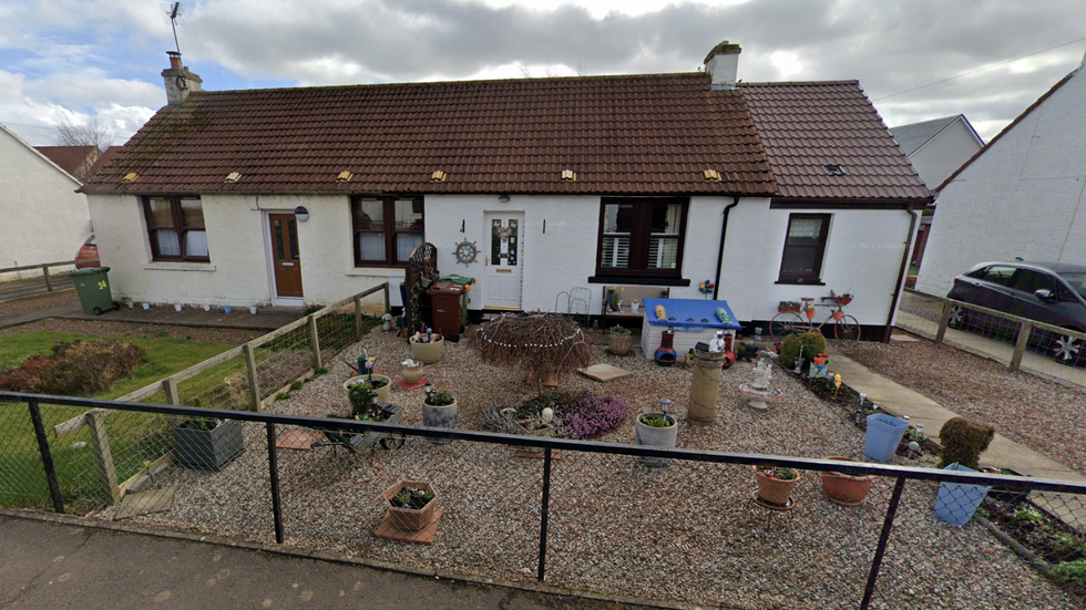 The properties before the planter was installed