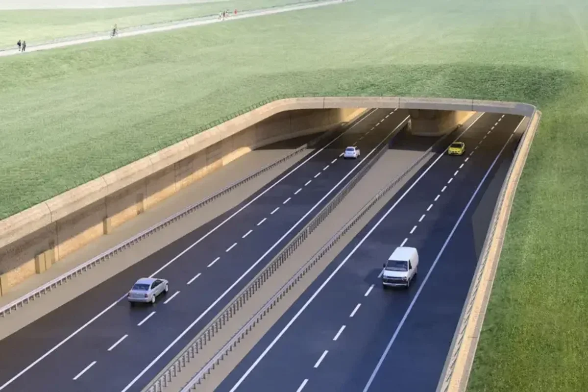 The proposed A303 Stonehenge tunnel