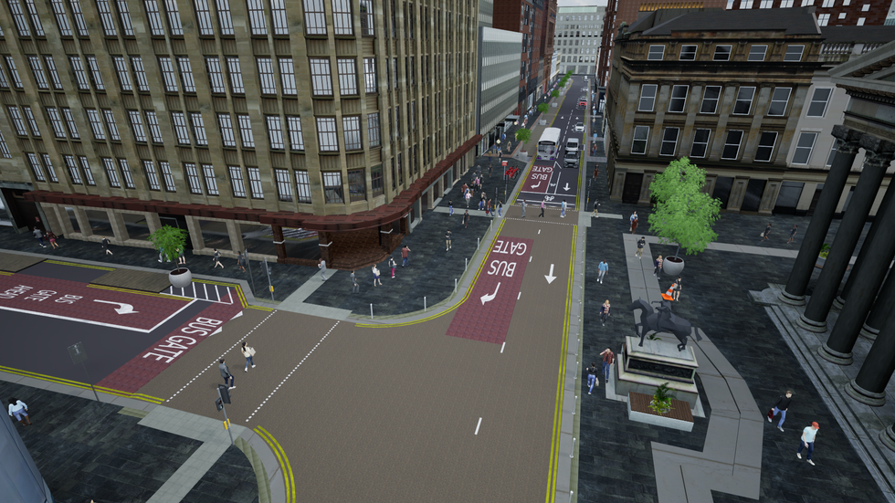 The proposed new traffic rules in Glasgow