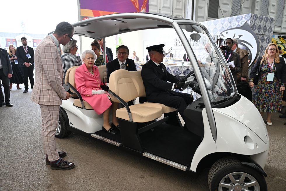 The Queen during her visit to the Chelsea Flower Show