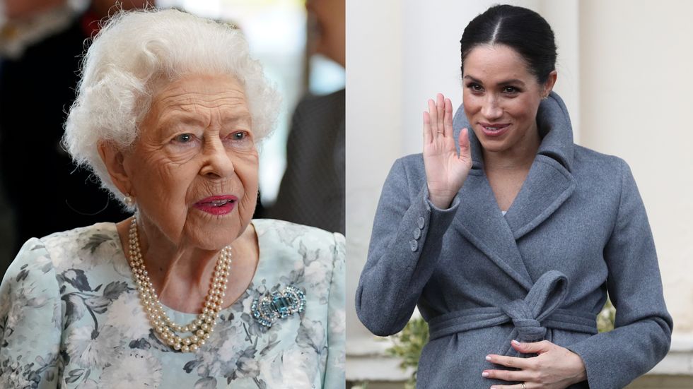 The Queen is understood to have made her relief at Meghan's absence from Philip's funeral clear.