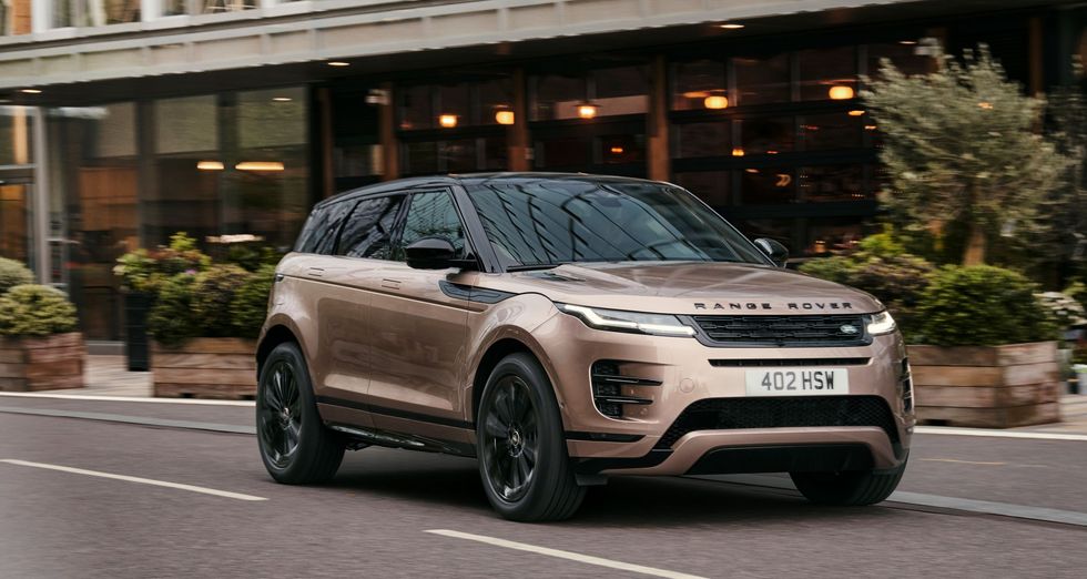 The Range Rover Evoque plug-in hybrid was voted Britain's least-loved car