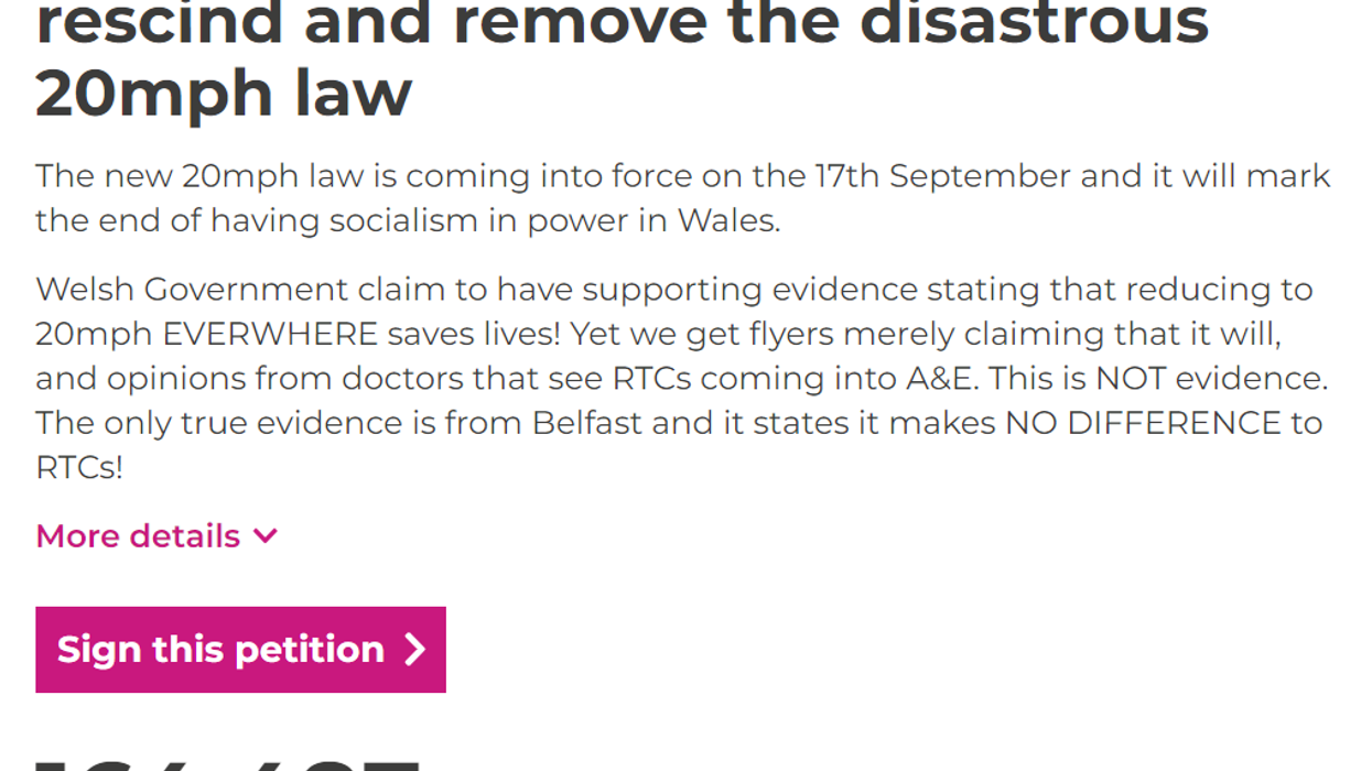 The record-breaking petition