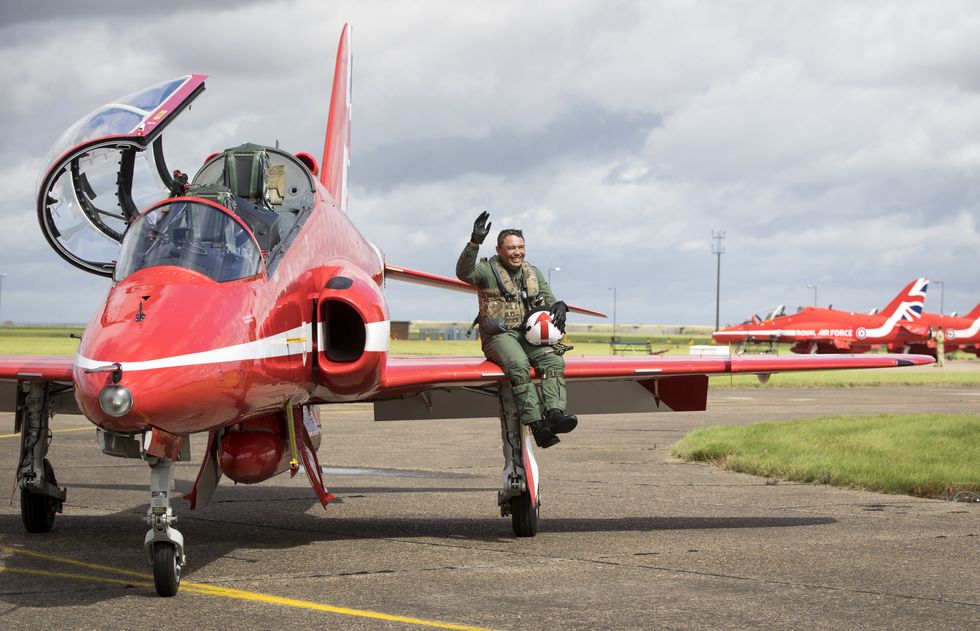 The Red Arrows at Scampton
