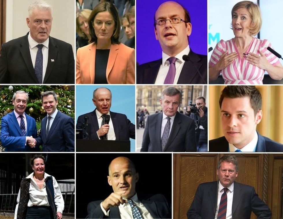 The remaining ex-Tory MPs who have joined Reform UK: Lee Anderson, Lucy Allan, Mark Reckless, Dame Andrea Jenkyns, Aidan Burley, Marco Longhi, David Jones, Ross Thomson, Anne-Marie Morris, Sir Jake Berry and Adam Holloway