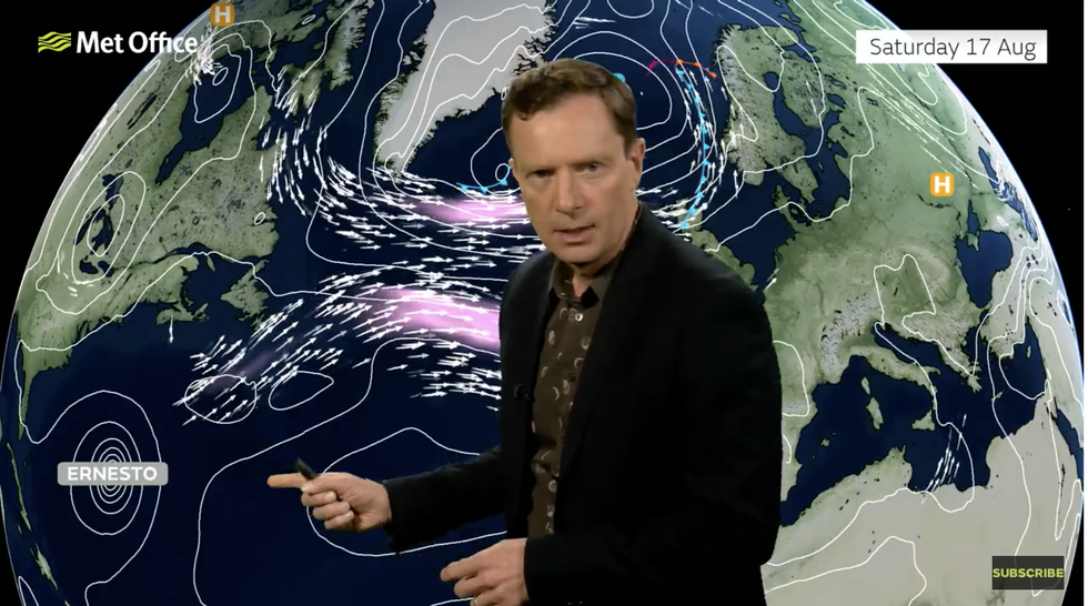 The remains of Ernesto are on the way