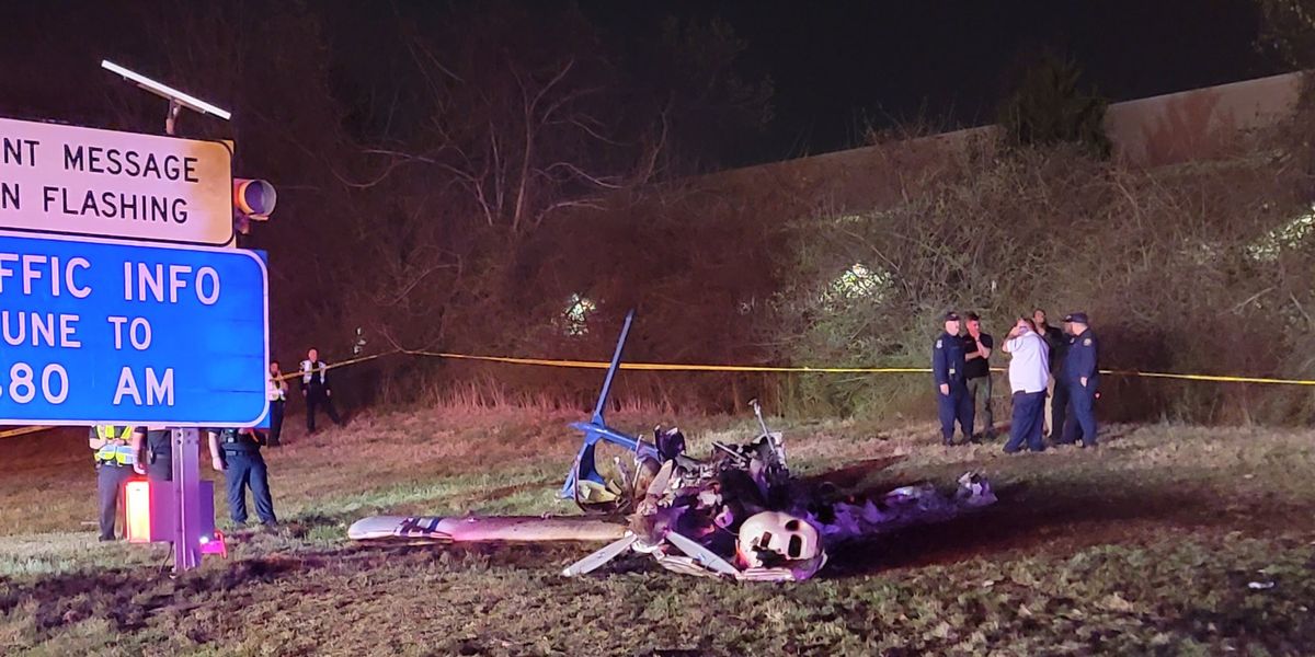 NextImg:Five people dead after plane bursts into flames following crash on side of motorway