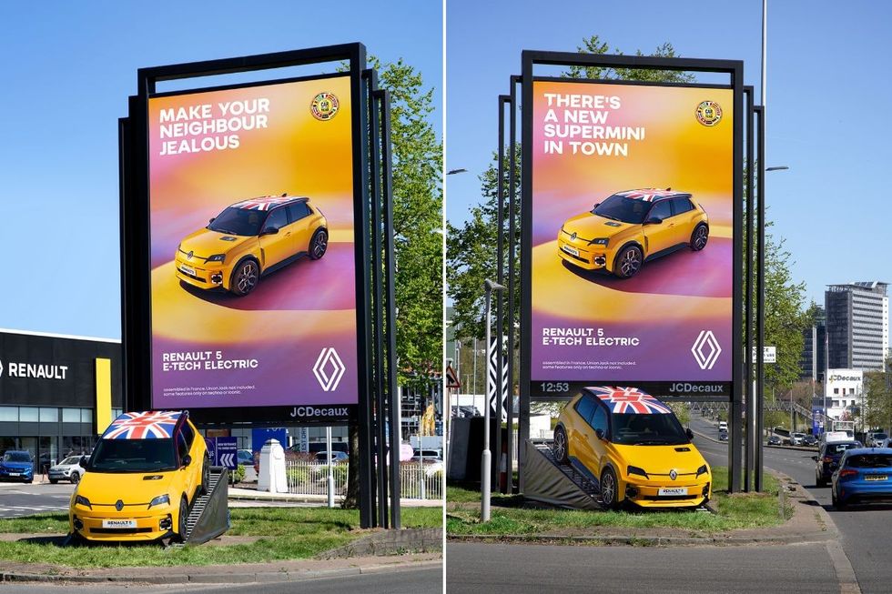 The Renault adverts aiming at Mini